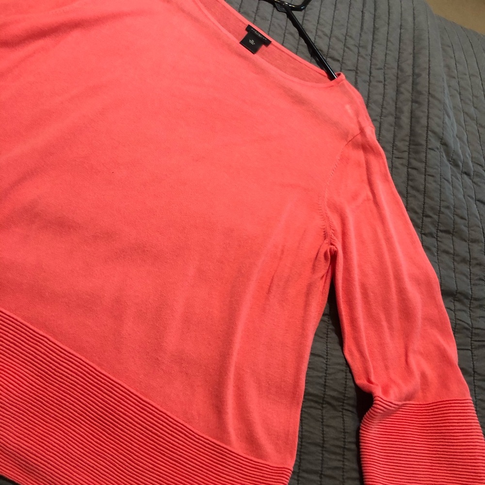 Orange light weight sweater